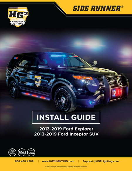 emergency lighting - vehicle lighting - interceptor - side runner - install guide