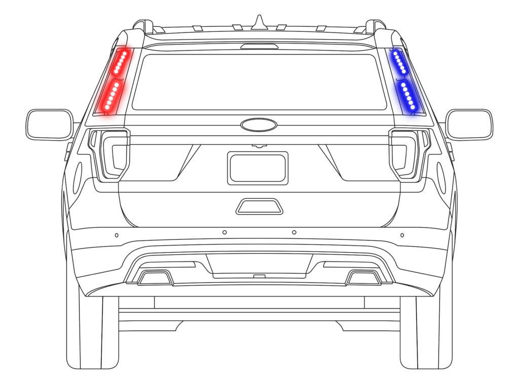 Emergency Vehicle Lighting - HG2 D-Pillar Lights