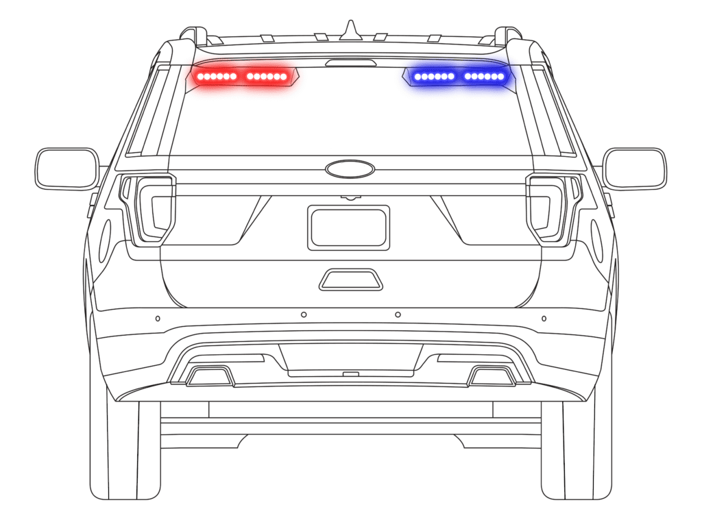 Police Car Lights - HG2 Under Spoiler Lights