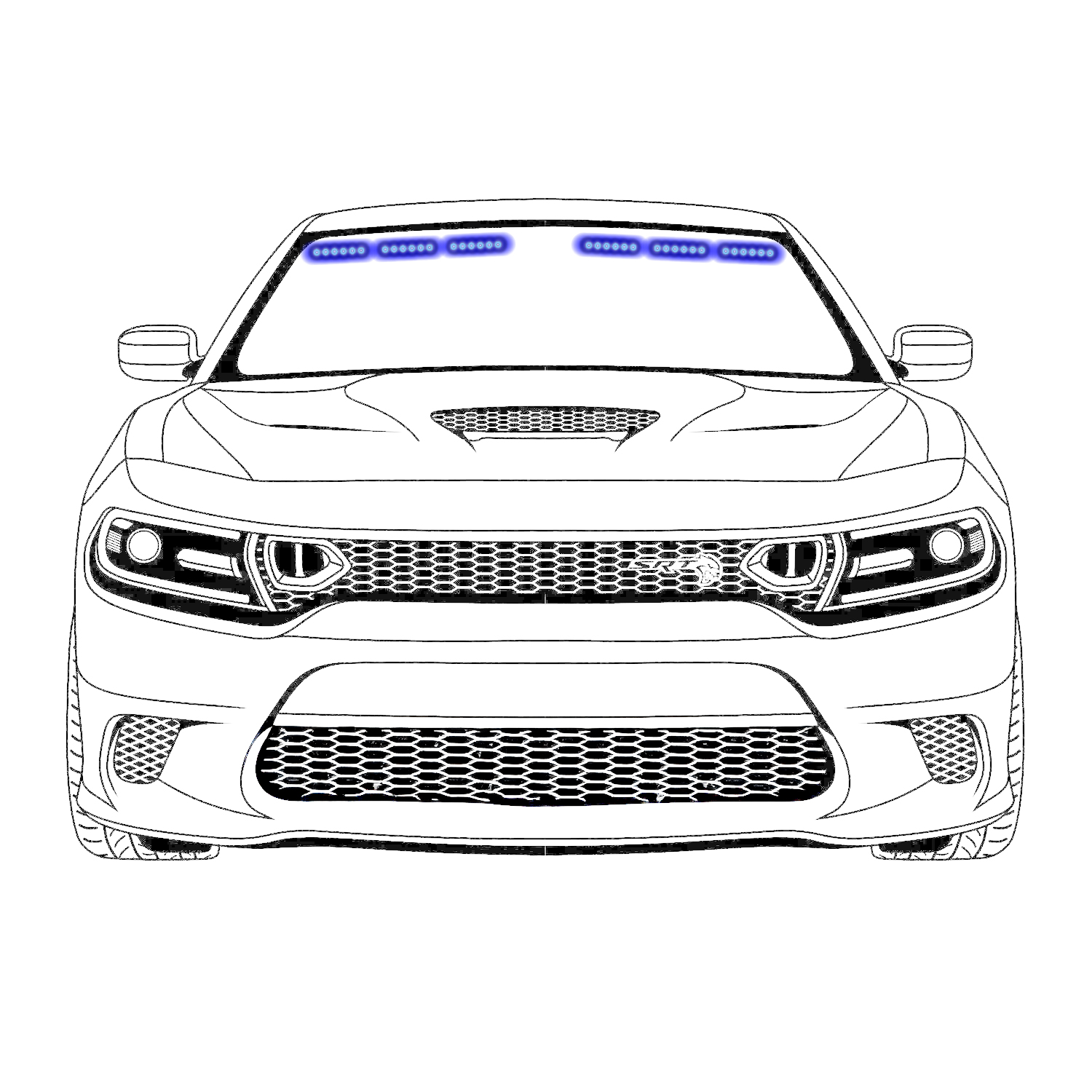 Dodge Charger Blue Blue