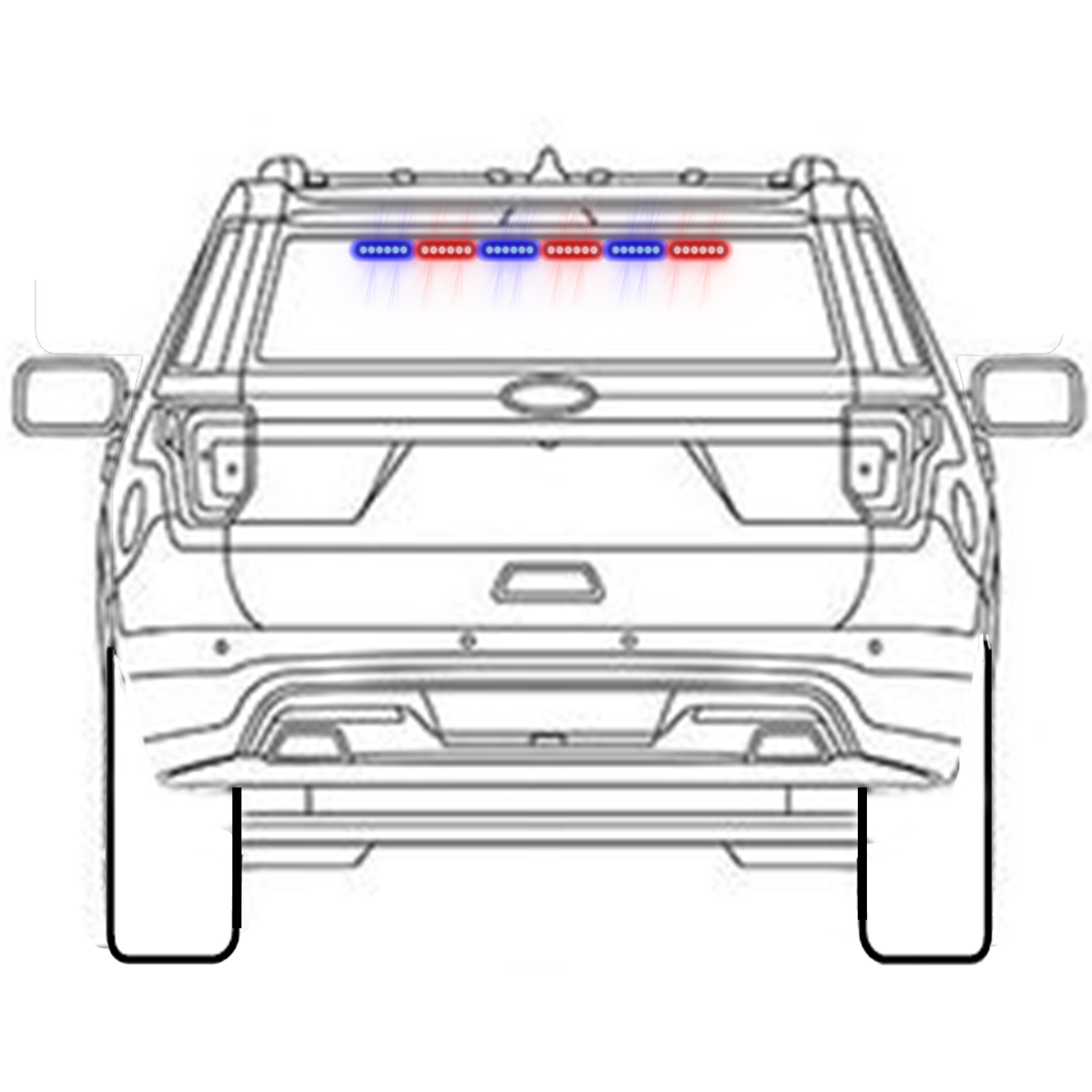 Explorer-Red/Blue Visor