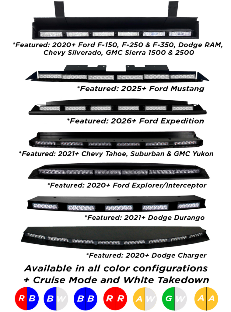 Rear Visor Options for different vehicles